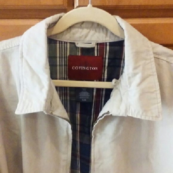 Covington Cotton Twill Windbreaker Jacket Sz XL EUC - Picture 4 of 9